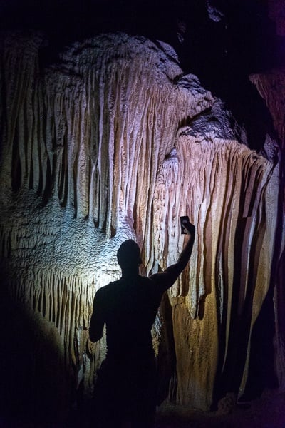 Fireflies cave Goa Kunang Kunang in Sulawesi Indonesia