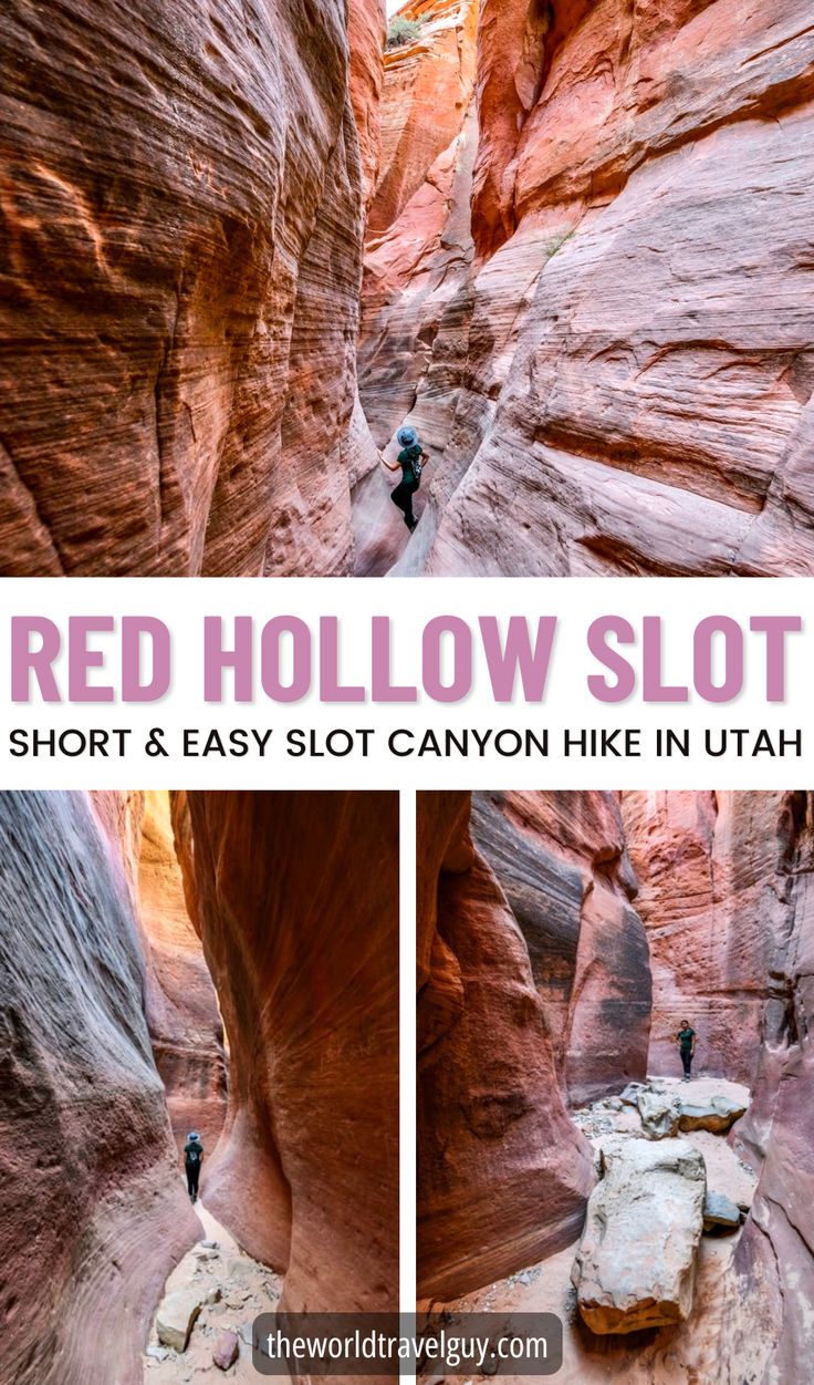 Pinterest Red Hollow Slot Canyon