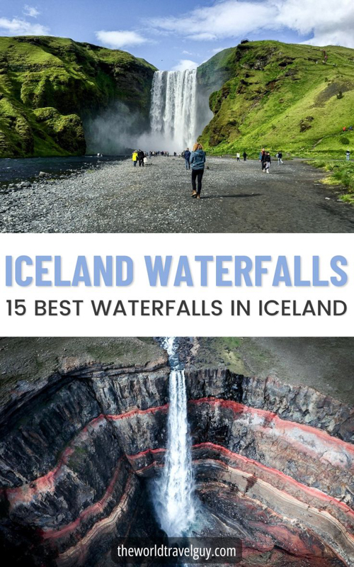 Pinterest Iceland Waterfalls