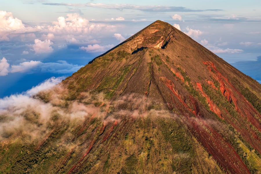 Climbing Mount Inerie Volcano In Flores, Indonesia Mount Inerie Volcano Drone