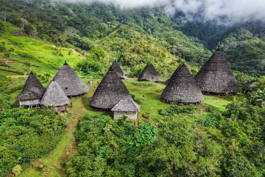 Wae Rebo huts