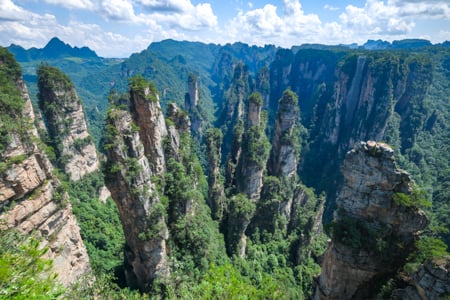 China Avatar Mountains Zhangjiajie