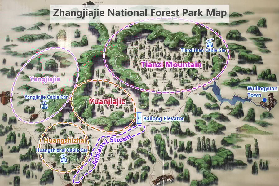 Map of the park
