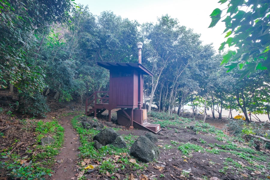 Toilet at Kalalau Beach