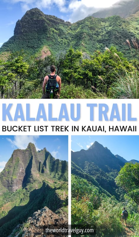Pinterest Kalalau Trail in Kauai Hawaii