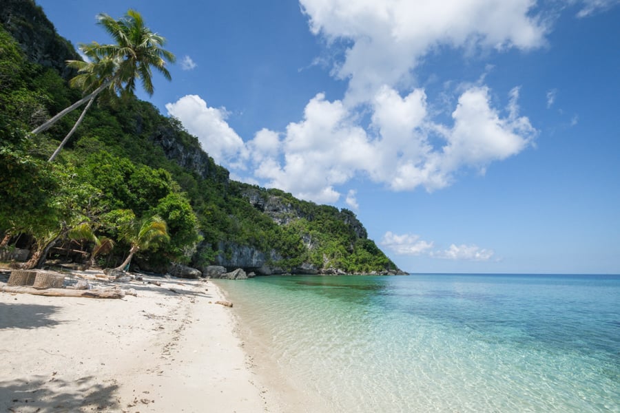 Napang Sangia beach in Buton Sulawesi