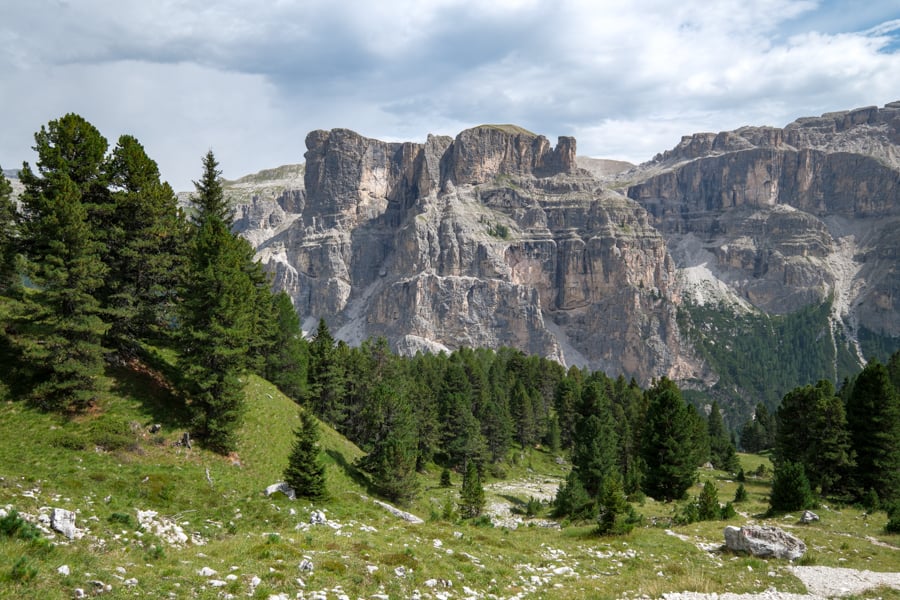 Vallunga canyon on the Puez-Odle altopiano trek