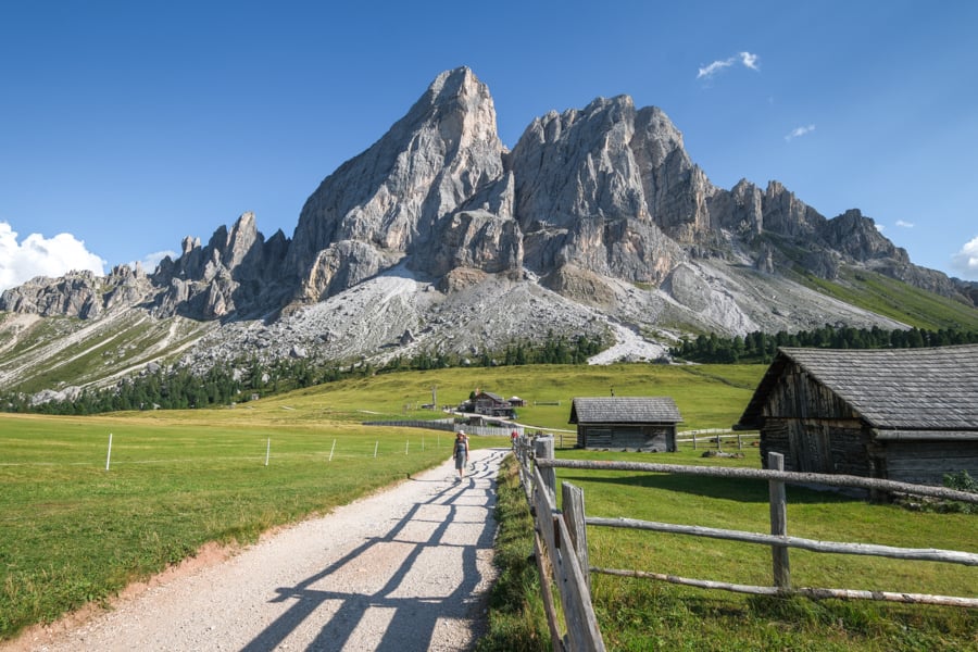 Ranches at Peitlerkofel hike