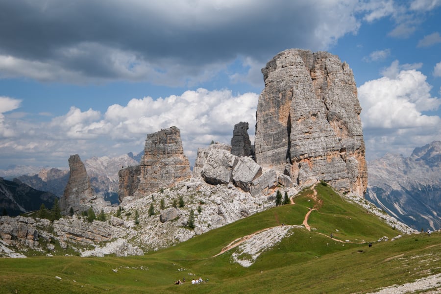 Cinque Torri in the Dolomites